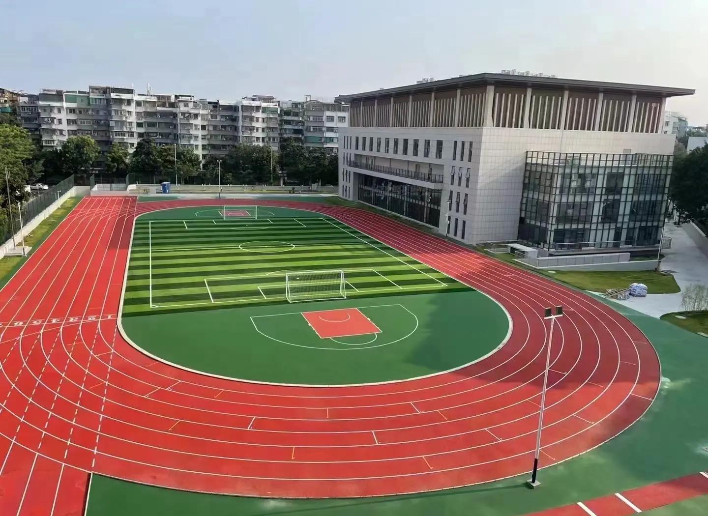 十堰市橡胶跑道塑胶篮球场 - 价格